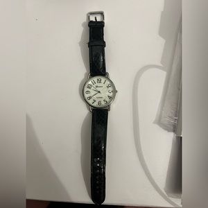 Black and white watch